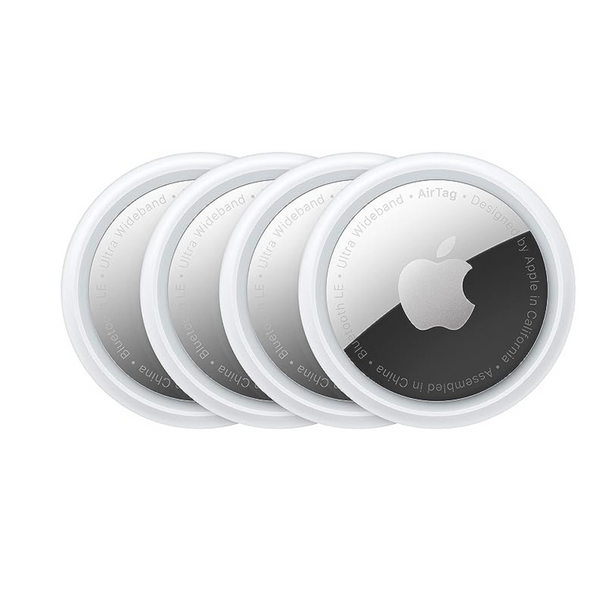 4-Pack Apple AirTags Sleek Tracker Devices