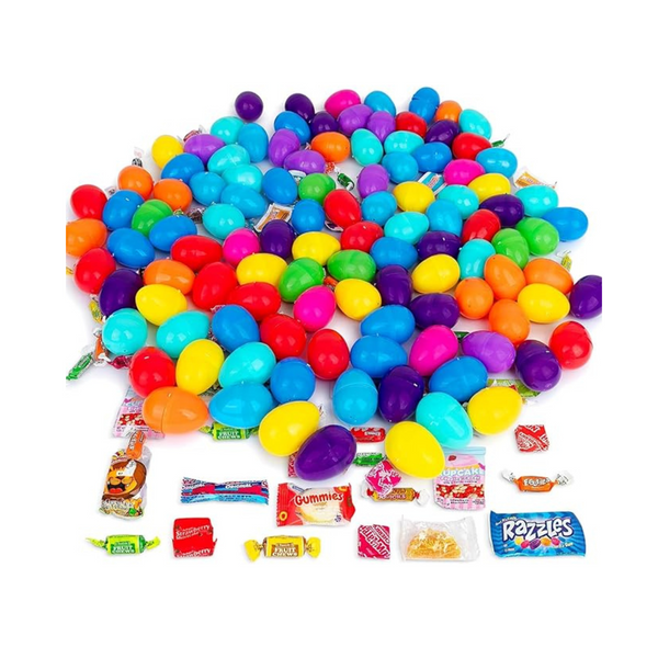 48-Pack Walla! Candy Filled Plastic Easter Eggs