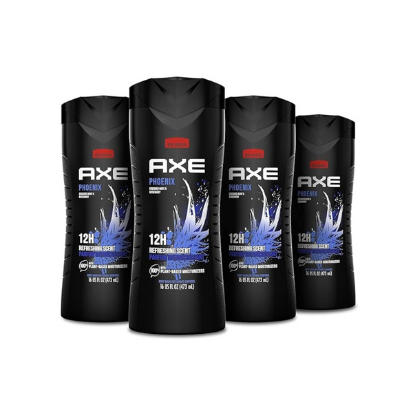 AXE Body Wash Phoenix, 4 Count