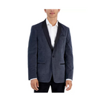 Vince Camuto Men's Slim-Fit Grey Tick Sport Coat