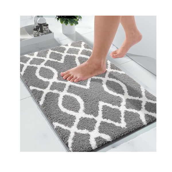 Yimobra Non-Slip Super Soft Thick Plush Bathroom Rugs