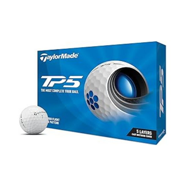 12-Count TaylorMade 2021 TP5 Golf Balls