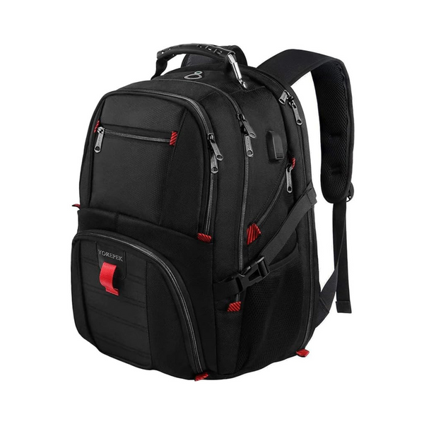 Yorepek RS-A1 Travel 17" Laptop Backpack with USB Charging Port