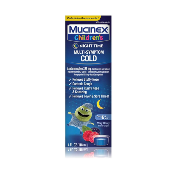 Mucinex Children’s Cold and Fever Liquid Medicine