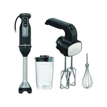 Ninja Foodi Power Mixer System, Hand Blender and Hand Mixer Combo with Whisk and Beaters, 3-Cup Blending Vessel