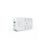 Anker 6-Outlet Wall Outlet Extender w/ 20W USB-C Power Delivery Port & USB-A Port