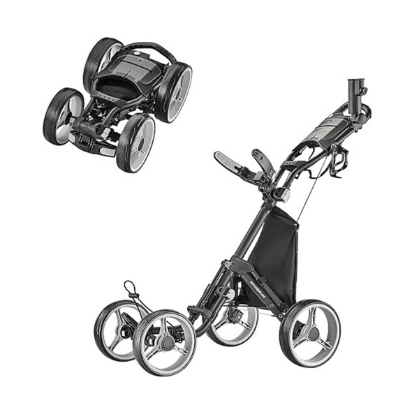 CaddyTek Explorer V8 SuperLite 4 Wheel Golf Push Cart (3 Colors)