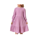 Girls Lantern Sleeve Sweater Dress