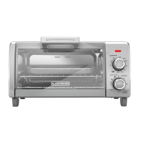 Black+Decker 4-Slice Crisp ‘N Bake Air Fry Toaster Oven