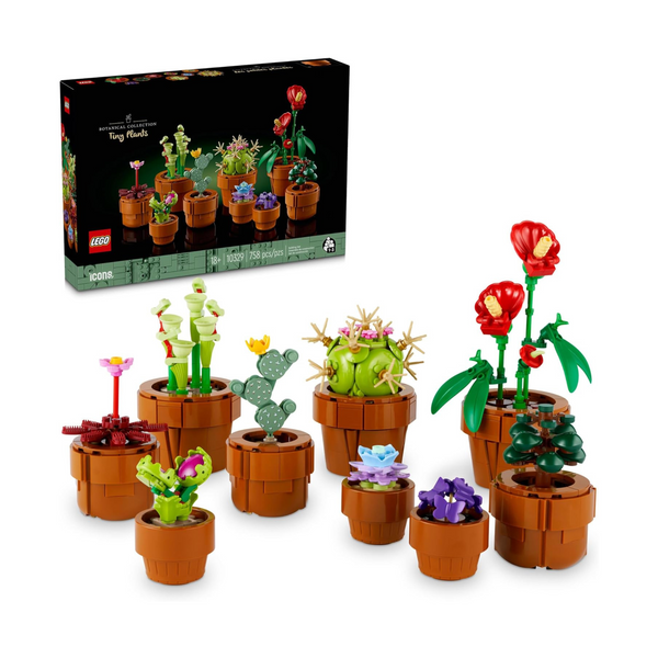 758-Piece LEGO Icons Tiny Plants Building Set