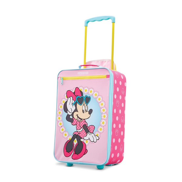 American Tourister Kids' Disney Softside Upright Luggage, Minnie, Carry-On 18-Inch