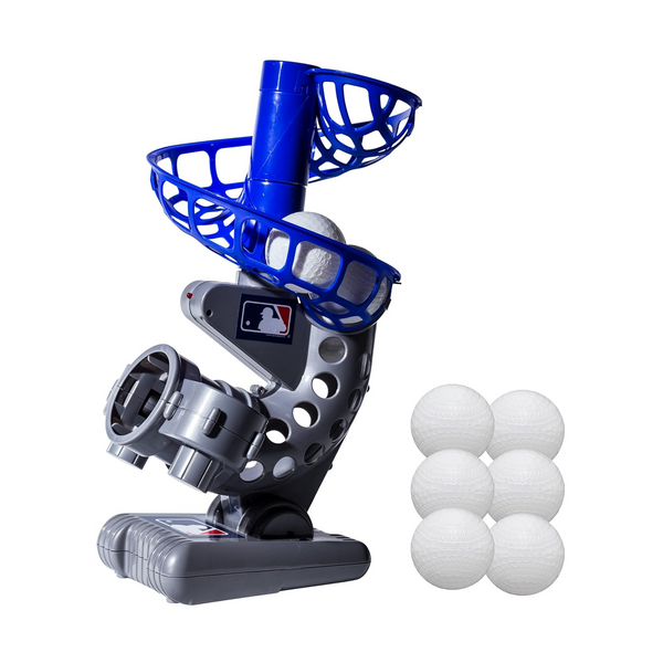 6 Large Baseballs & Automatic Pitching Machine