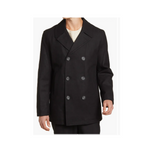 Cole Haan Signature Ribbed Bib Wool Blend Coat