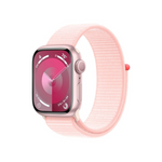 Apple Watch Series 9 GPS 41mm Pink Aluminum Case w/ Pink Sport Band