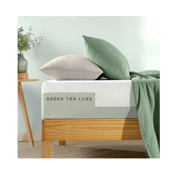 ZINUS 10″ Green Tea Luxe Memory Foam King Mattress