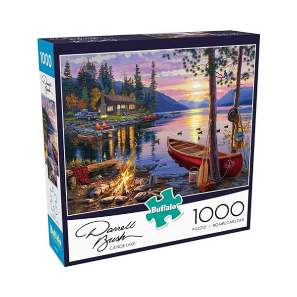 Buffalo Games - Darrell Bush - Canoe Lake - 1000 Piece Jigsaw Puzzle