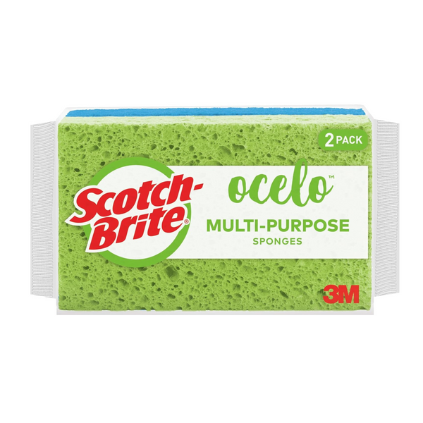 2-Count Scotch-Brite ocelo Utility Sponge