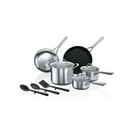 Ninja Foodi Neverstick Essential Stainless 11-Piece Cookware Set