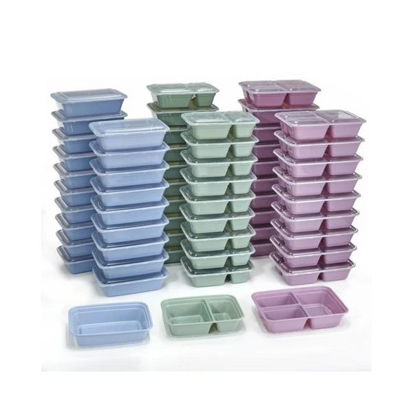 Mainstays 60 Meal Prep Food Storage Containers With Lids