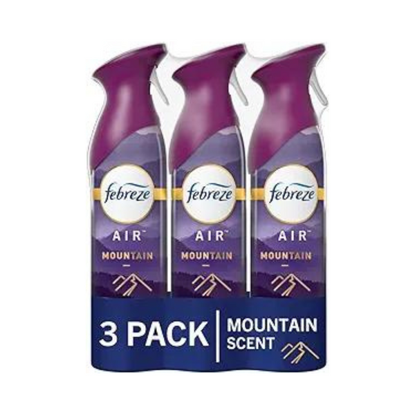 Pack of 3 Febreze Spray Air Freshener, Mountain Scent