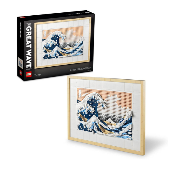 1810-Piece LEGO Art Hokusai – The Great Wave