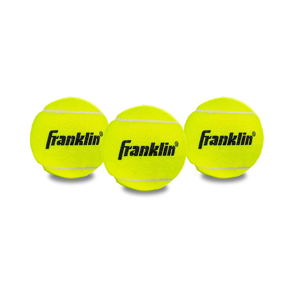 3-Pack Franklin Sports Official Size Low Pressure Tennis Balls