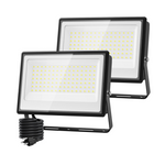 2-Pack Olafus IP66 Waterproof 100W 9000lm LED Flood Light