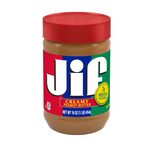 6-Pack Jif Creamy Peanut Butter Jars