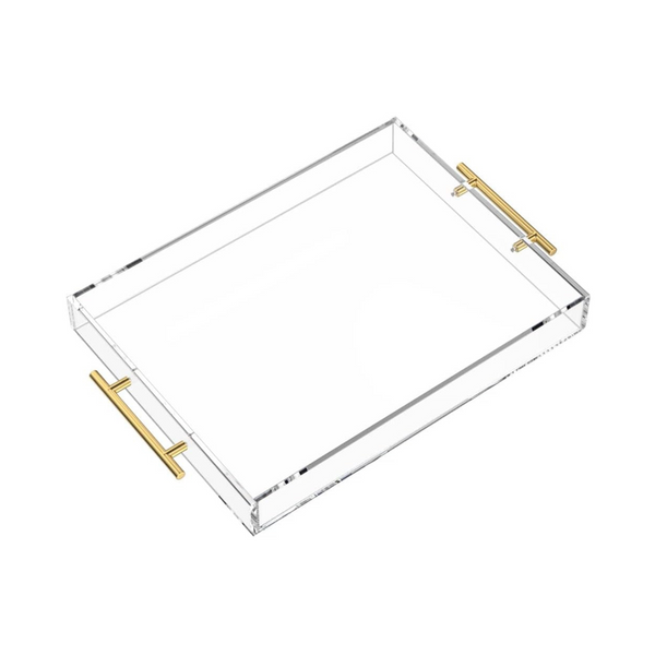 Acrylic Tray, 12x16 Inches with Handles