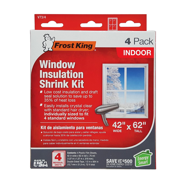 Frost King 4-Pack Window Insulation Shrink Kit