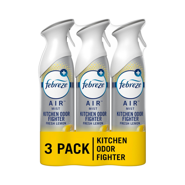 3-Pack Febreze Kitchen Odor Fighter Air Freshener