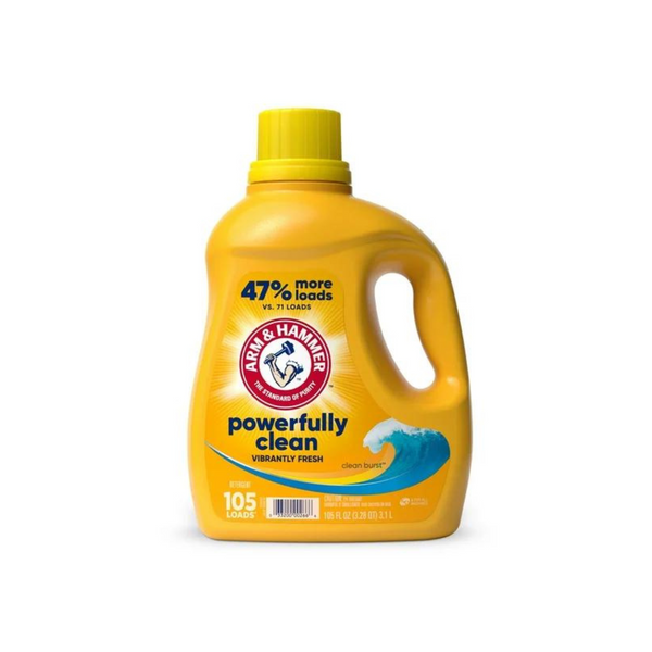 Arm & Hammer Clean Burst 105 Loads Liquid Laundry Detergent Bottle And $5 Walmart Cash