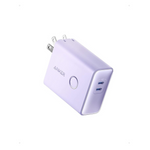 Anker PowerCore 5000mAh 20W 2-in-1 Portable Charger w/ 45W USB Wall Charger (Purple)