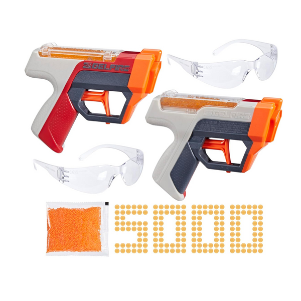 2-Pack Nerf Pro Gelfire Blasters w/ 2x Eyewear & 5000 Rounds