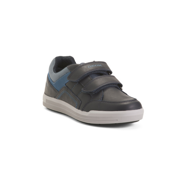 Geox Boys Leather Arzach Velcro Sneakers