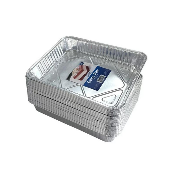 25-Count 13" x 9" Family Essentials Aluminum Foil Cake Pans