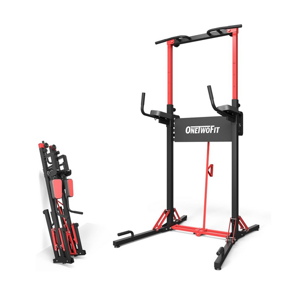 Onetwofit Power Tower Pull Up Bar Station