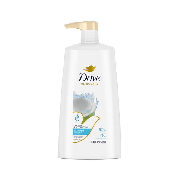 Dove Ultra Care Shampoo Coconut and Hydration, 25.4 oz