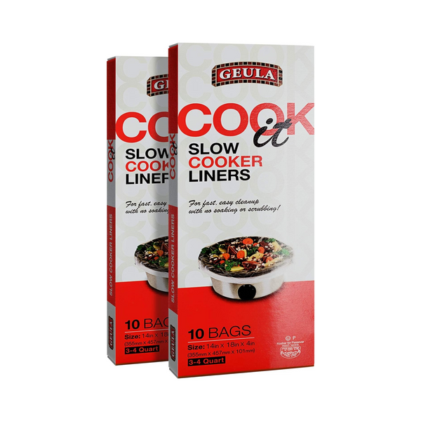 Geula Slow Cooker Liners, Certified Kosher For Passover, 2 Pack