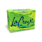 12 Cans Of LaCroix Lime Or Pure Sparkling Water