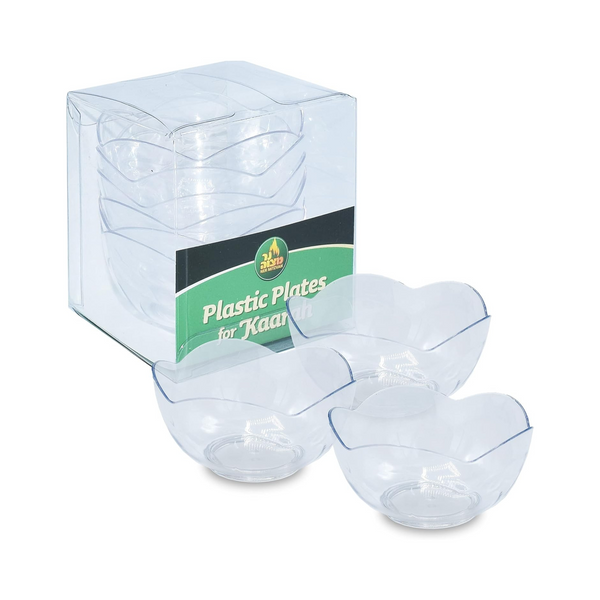 Ner Mitzvah Plastic Bowls For Seder Plate, 6 Pack