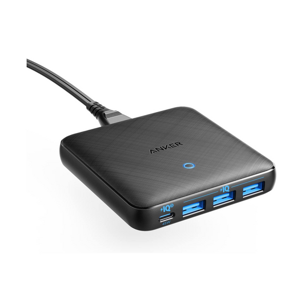 Anker PowerPort Atom III 65W 4-Port PIQ 3.0 & GaN Slim Wall Charger