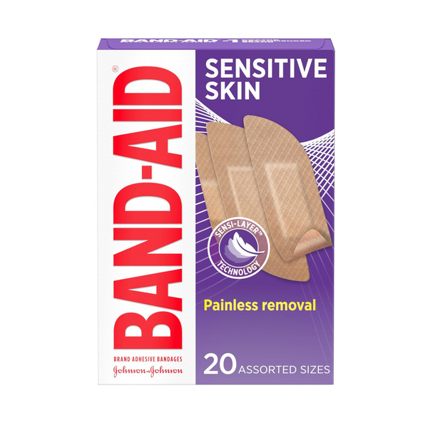 Box Of 20 Sensitive Skin Hypoallergenic Band-Aids