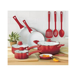 12-Piece Ceramic Nonstick Aluminum Cookware Set