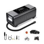 Sunpow 150PSI DC12V Cordless Tire Inflator Portable Air Compressor