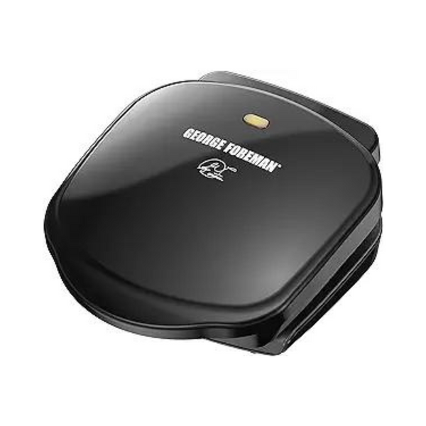 George Foreman 2-Serving Classic Plate Electric Indoor Grill and Panini Press