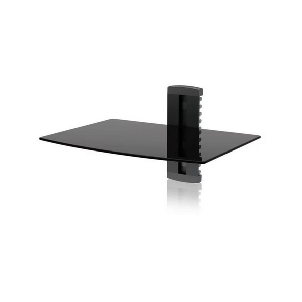 Ematic Adjustable Wall Shelf (DVD Player, Cable Box, & Cable Management)