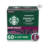 60-Count Starbucks Dark Roast K-Cup Coffee Pods (French Roast)