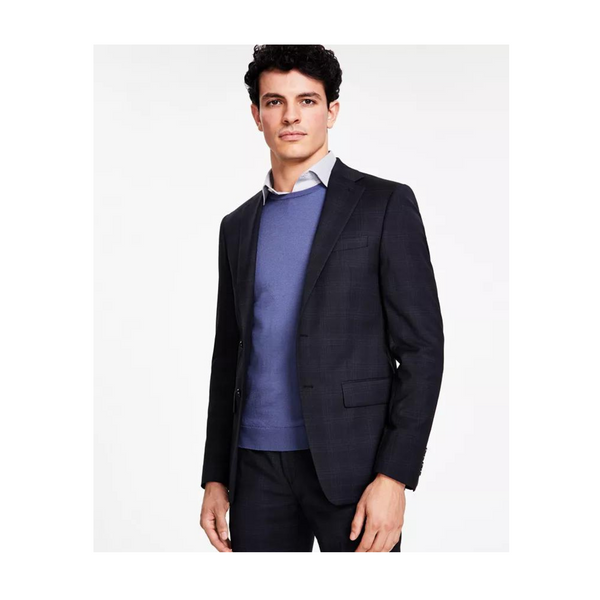 Calvin Klein Men's Slim-Fit Wool-Blend Stretch Suit Jacket