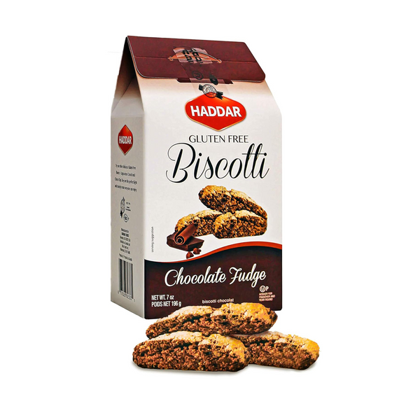 Haddar Chocolate Fudge Biscotti, OU Passover